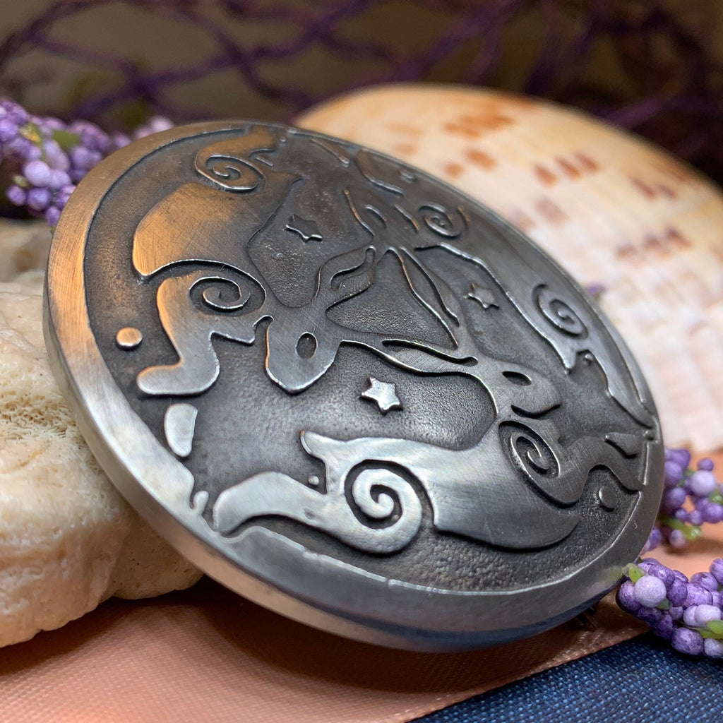 Triple Rabbit Brooch - Handmade in Scotland