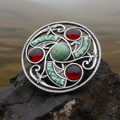 Eveningtide Celtic Knot Brooch