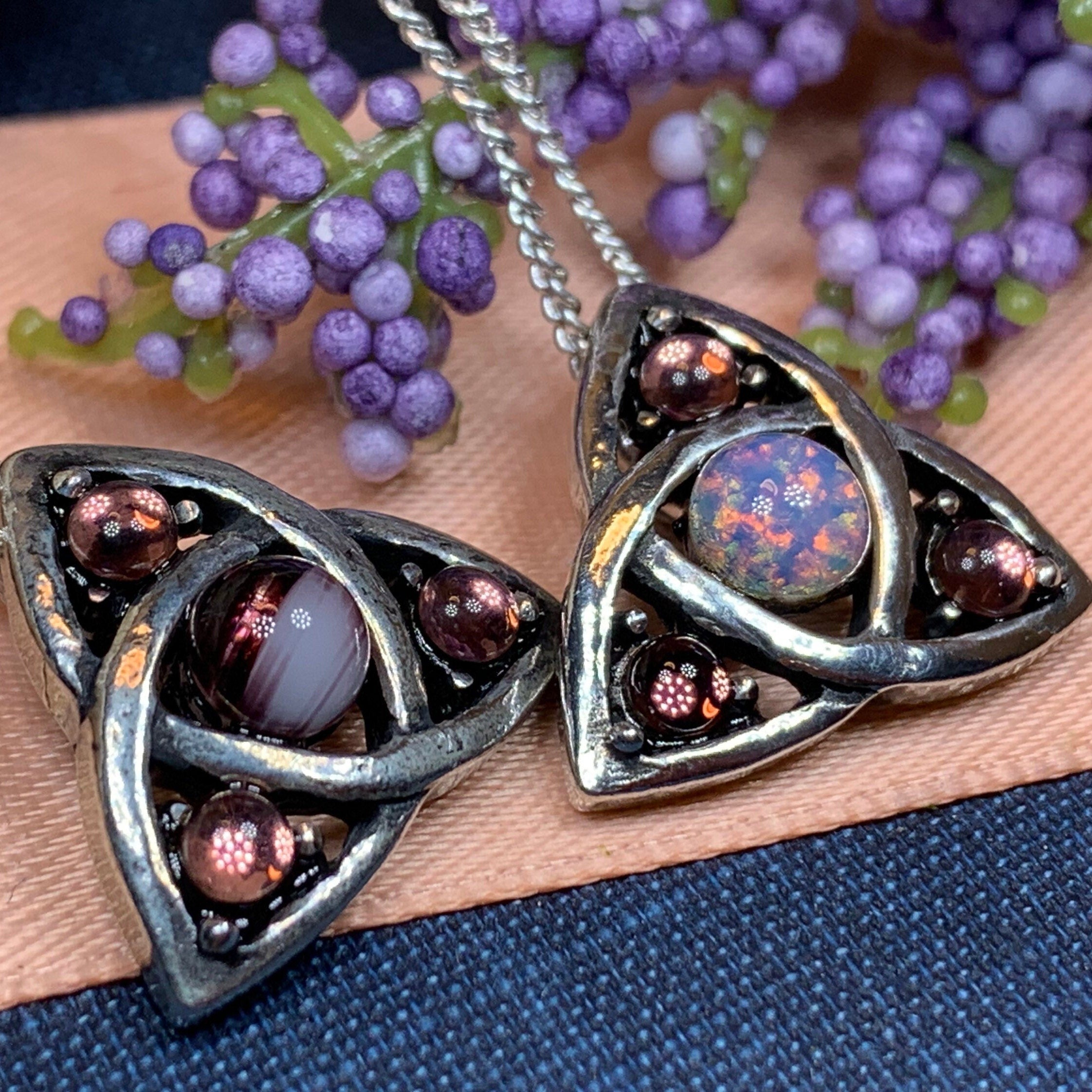 Elven Trinity Knot Necklace