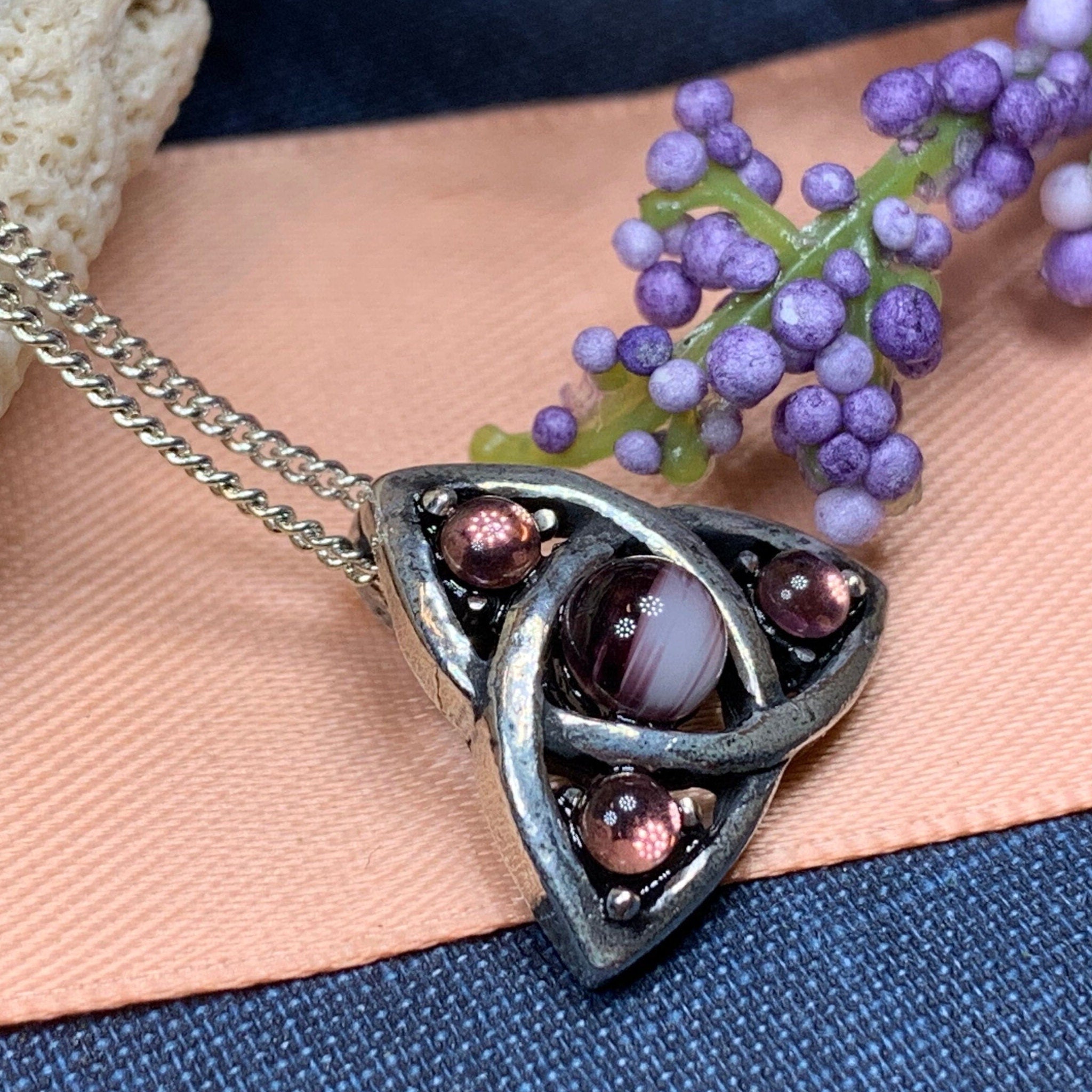 Elven Trinity Knot Necklace