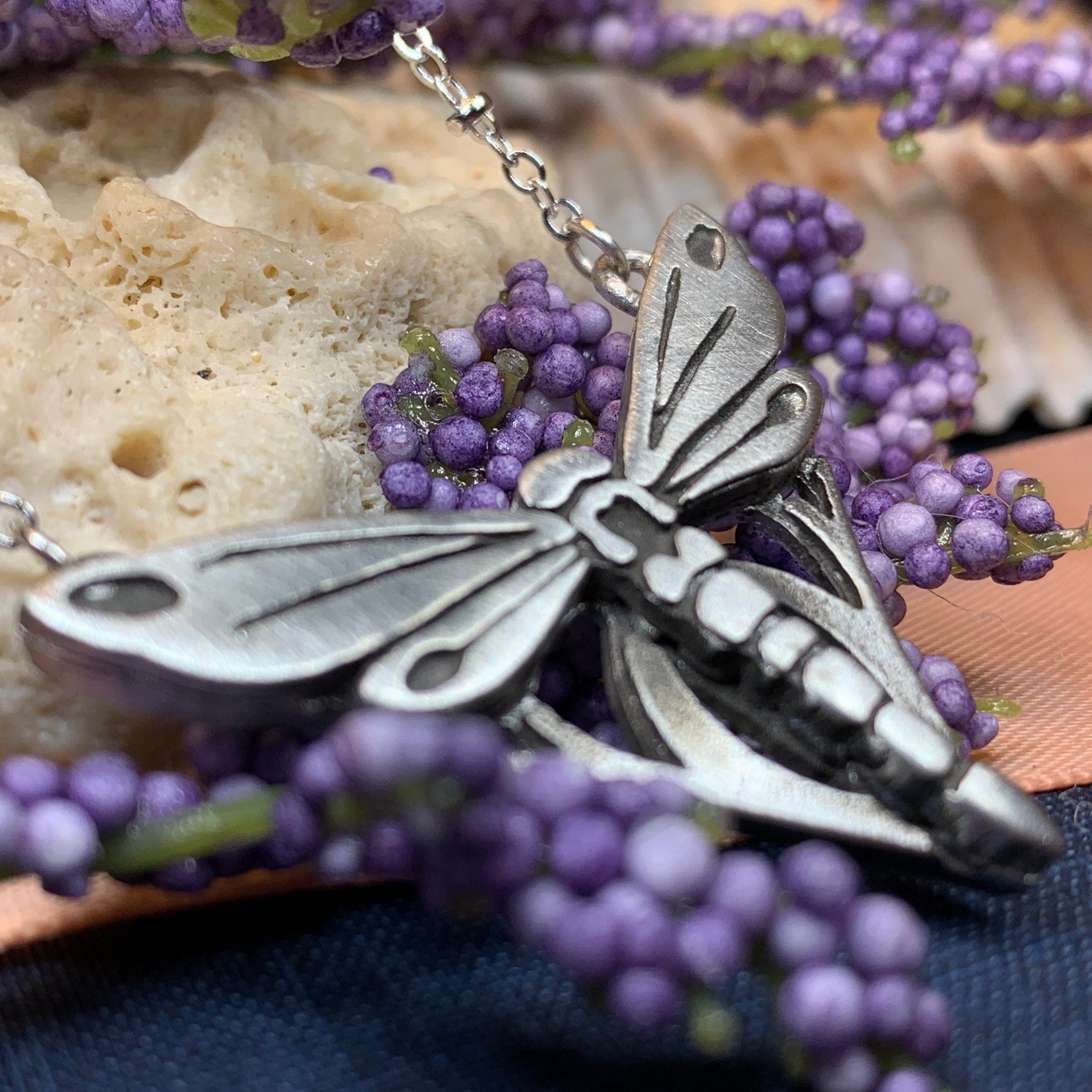 Riverdream Dragonfly Necklace - Handmade in Scotland