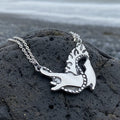 Waterdancer Otter Necklace - Handmade in Scotland