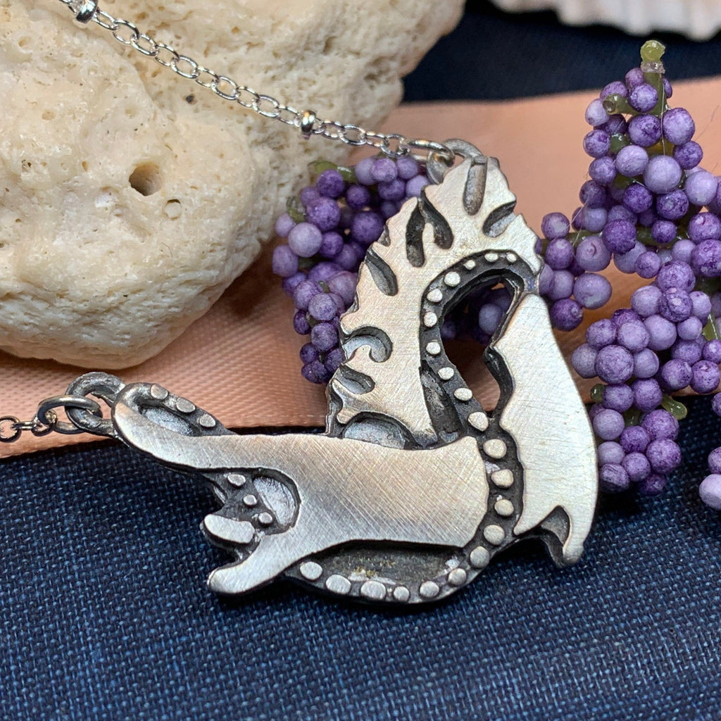 Waterdancer Otter Necklace - Handmade in Scotland