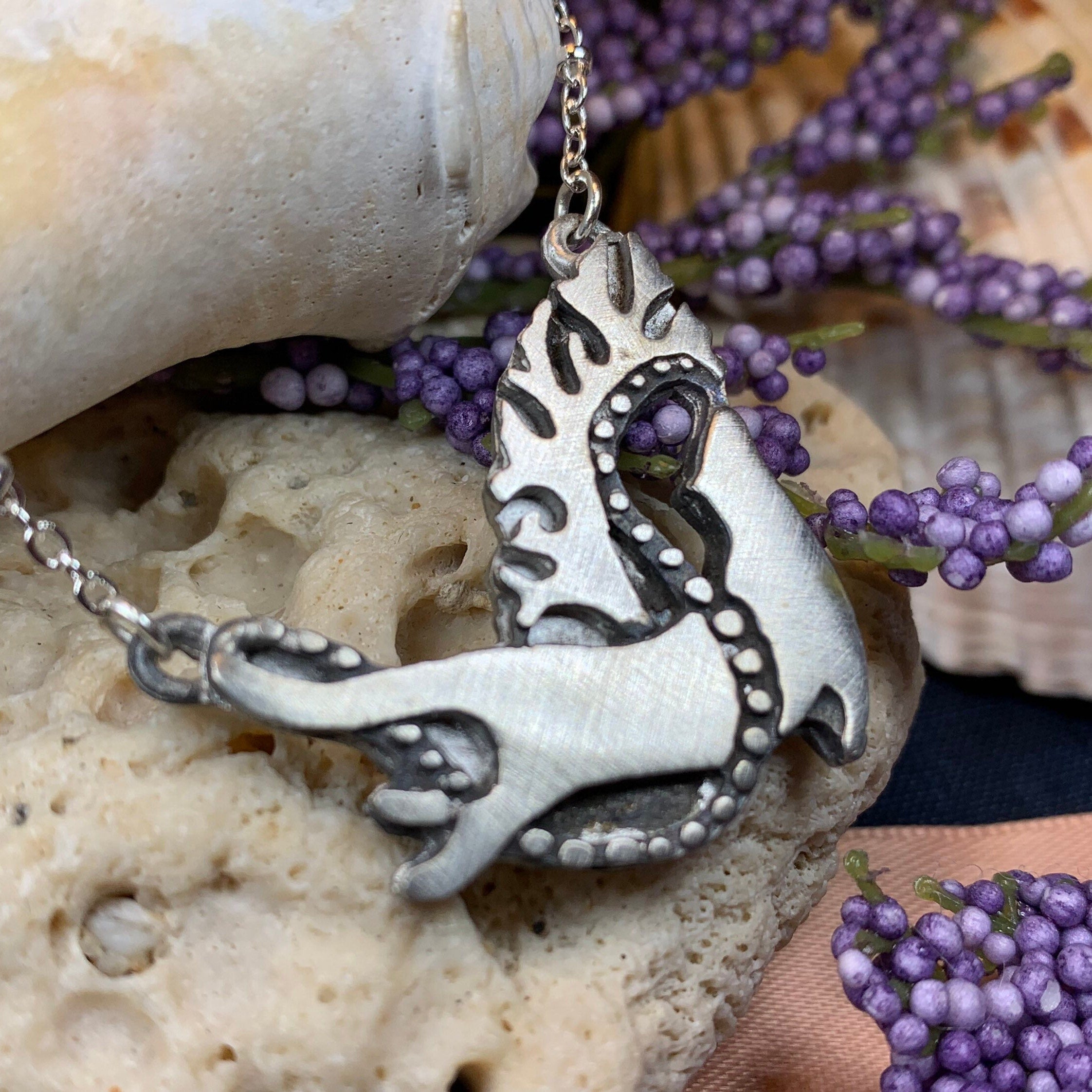 Waterdancer Otter Necklace - Handmade in Scotland