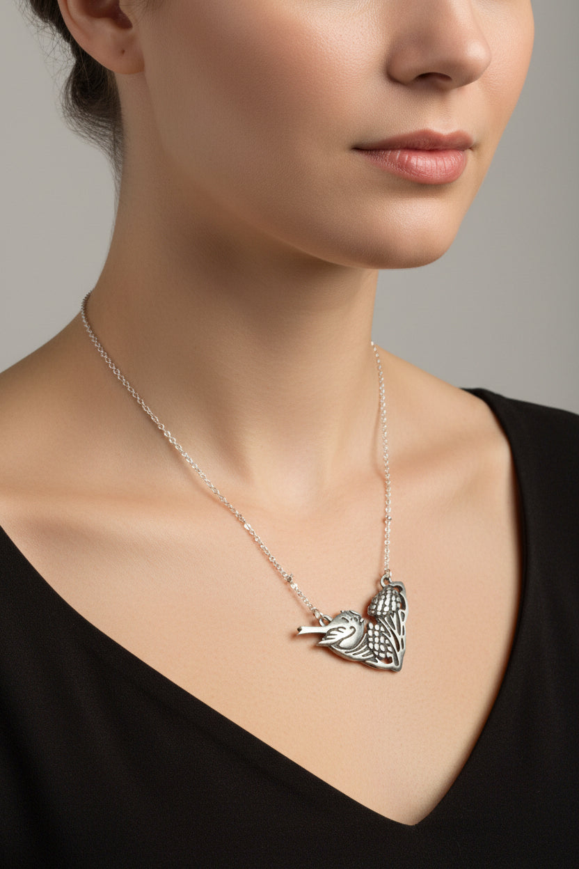 Songspinner Bird Necklace - Handmade in Scotland