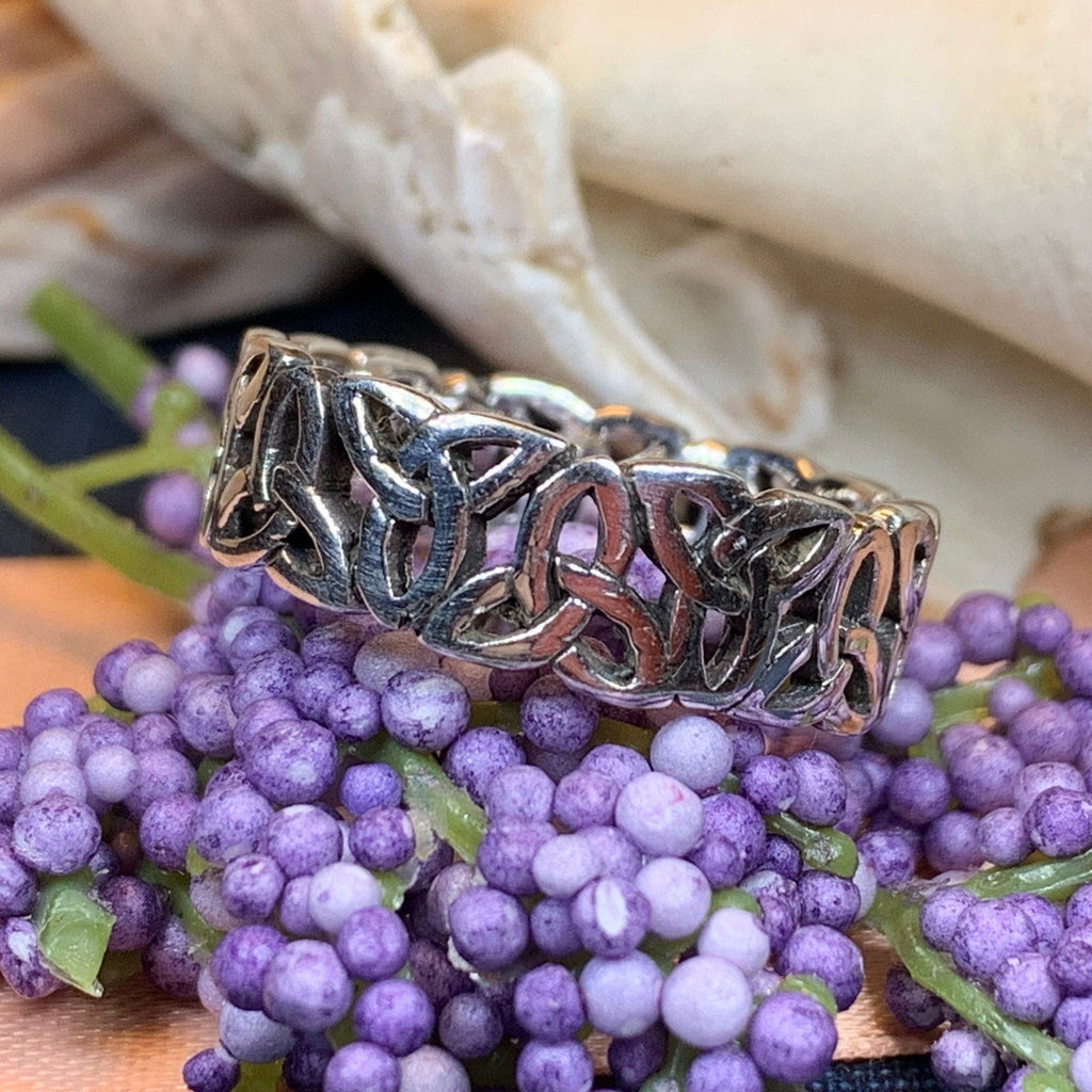 Forever Celtic Trinity Knot Ring in Sterling Silver