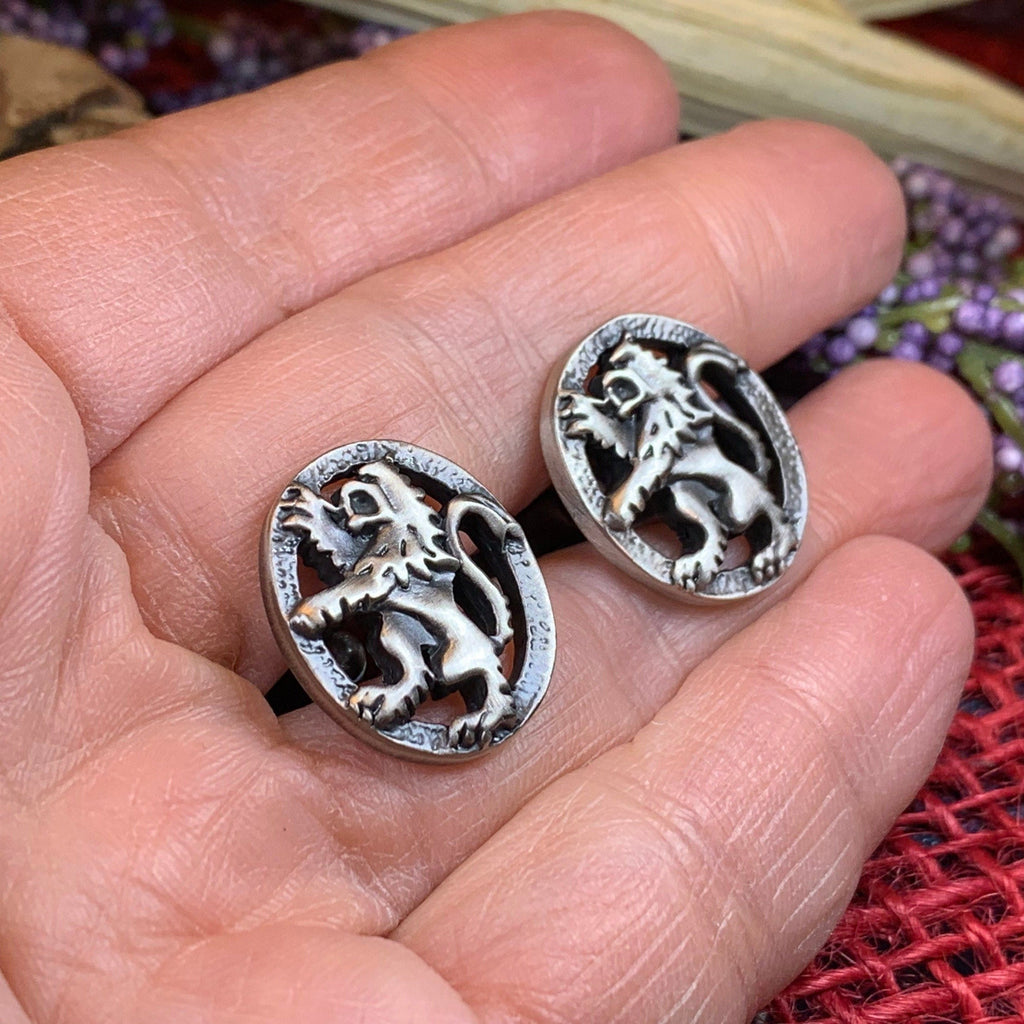 Lion of Scotland Cufflinks - Handmade in Scotland