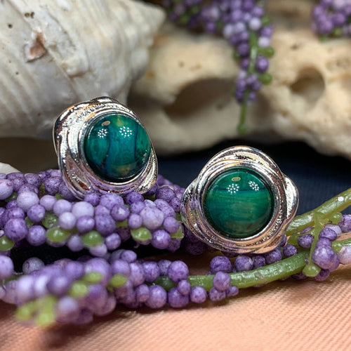 Celtic Heathergems Post Earrings - Handmade in Scotland