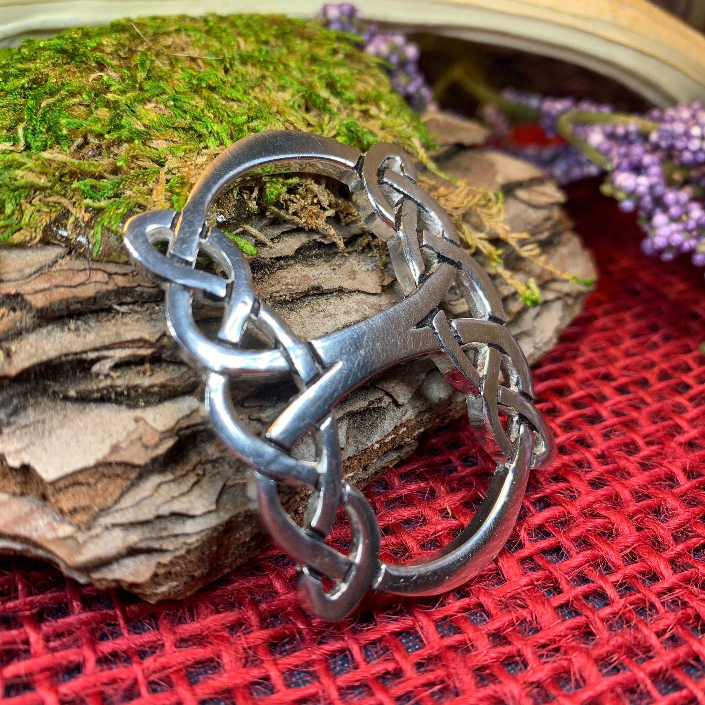 Celtic Knot Scarf Ring