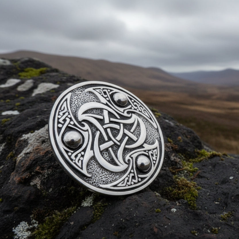 Pictish Celtic Knot Brooch - Handmade in Scotland