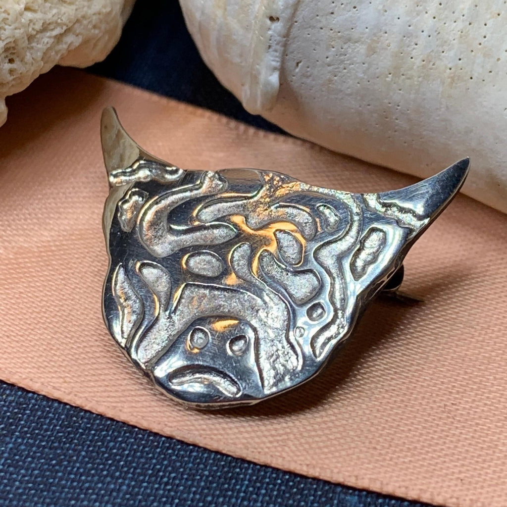 Highland Cow Scatter Pin - Handmade in Scotland
