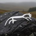 Celtic Uffington White Horse Brooch