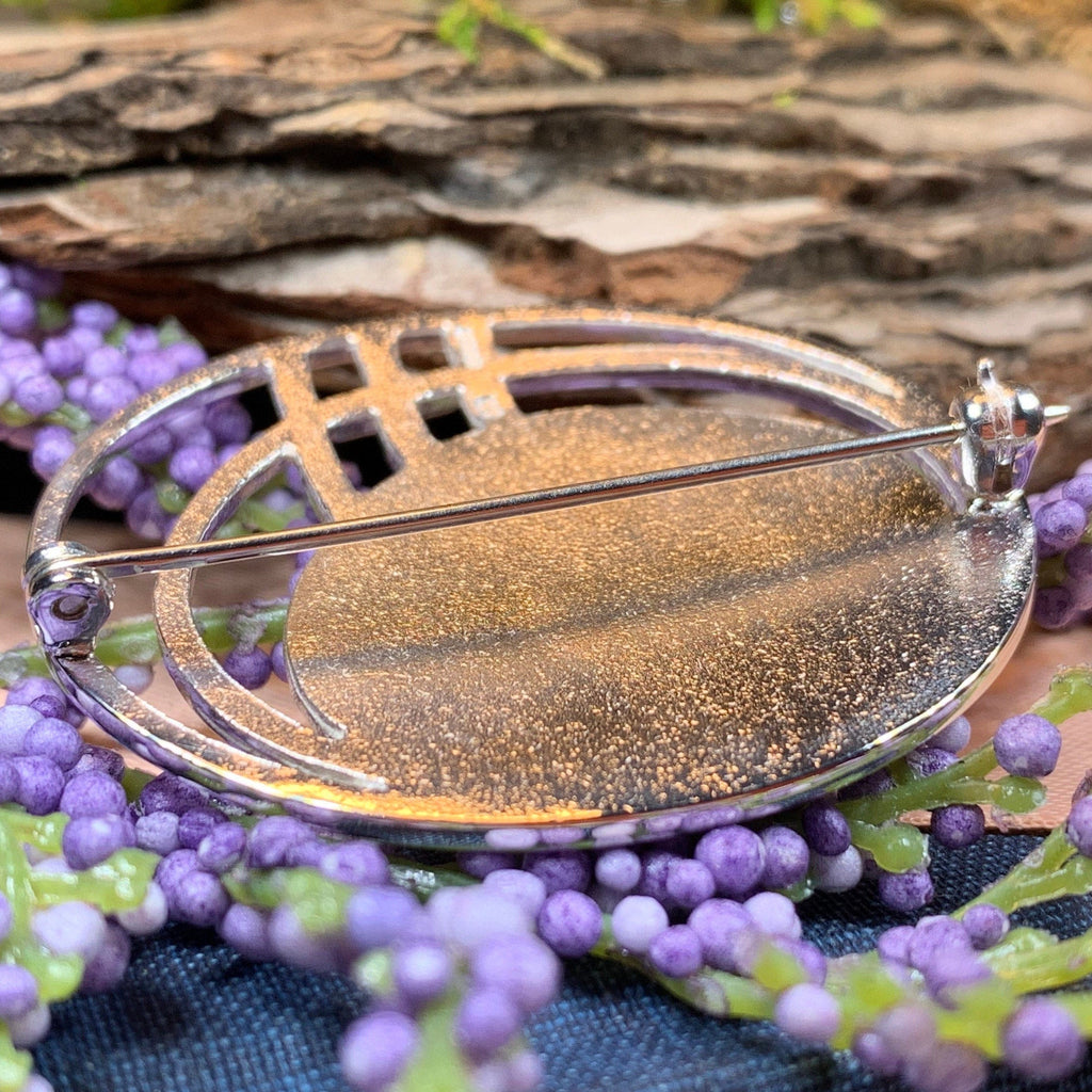 Scottish Mackintosh Leaves Brooch - Handmade in Scotland