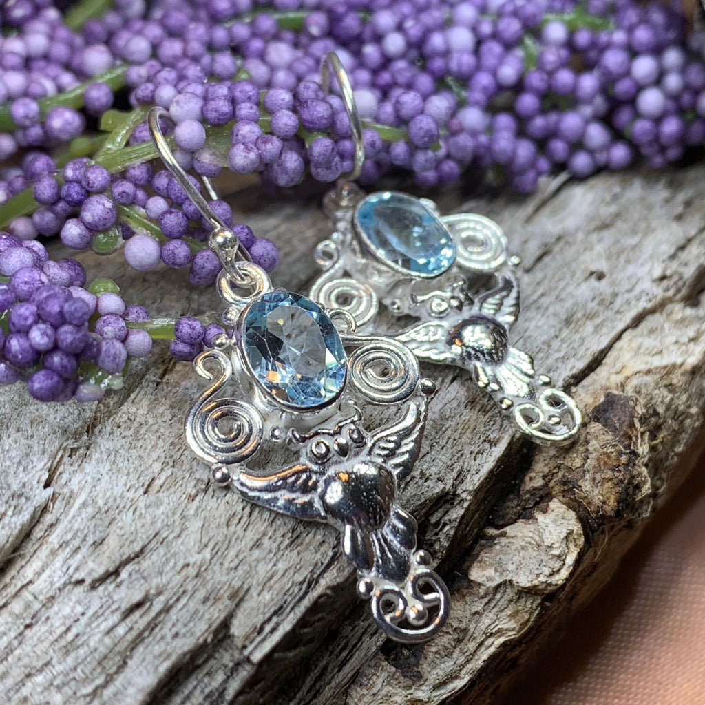 Summer Night Owl Earrings