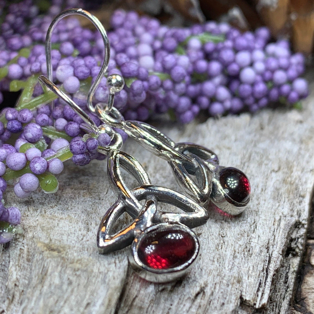 Jayden Celtic Trinity Knot Earrings