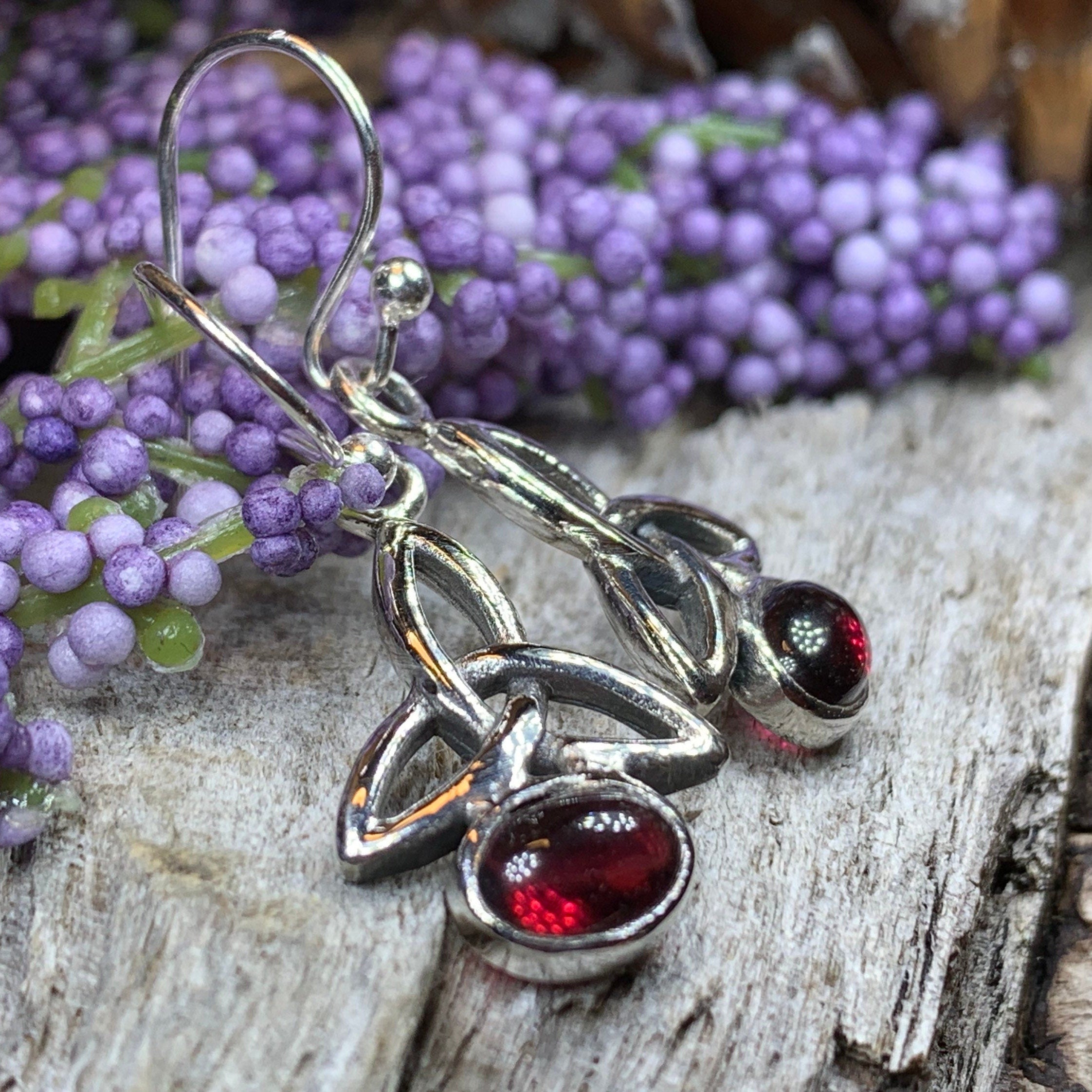 Jayden Celtic Trinity Knot Earrings