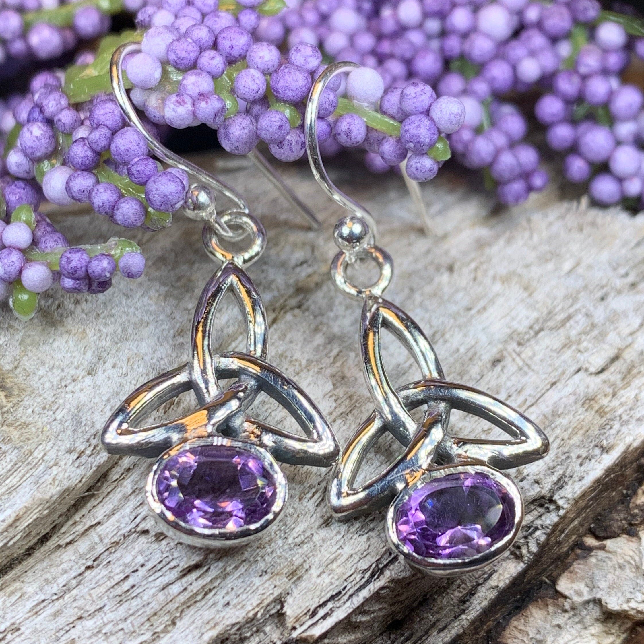 Jayden Celtic Trinity Knot Earrings