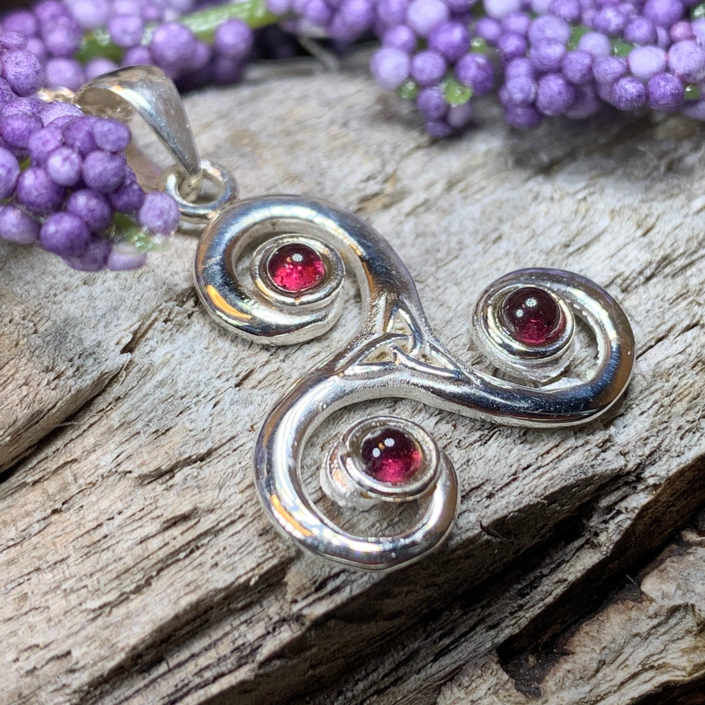 Jennie Celtic Spiral Necklace