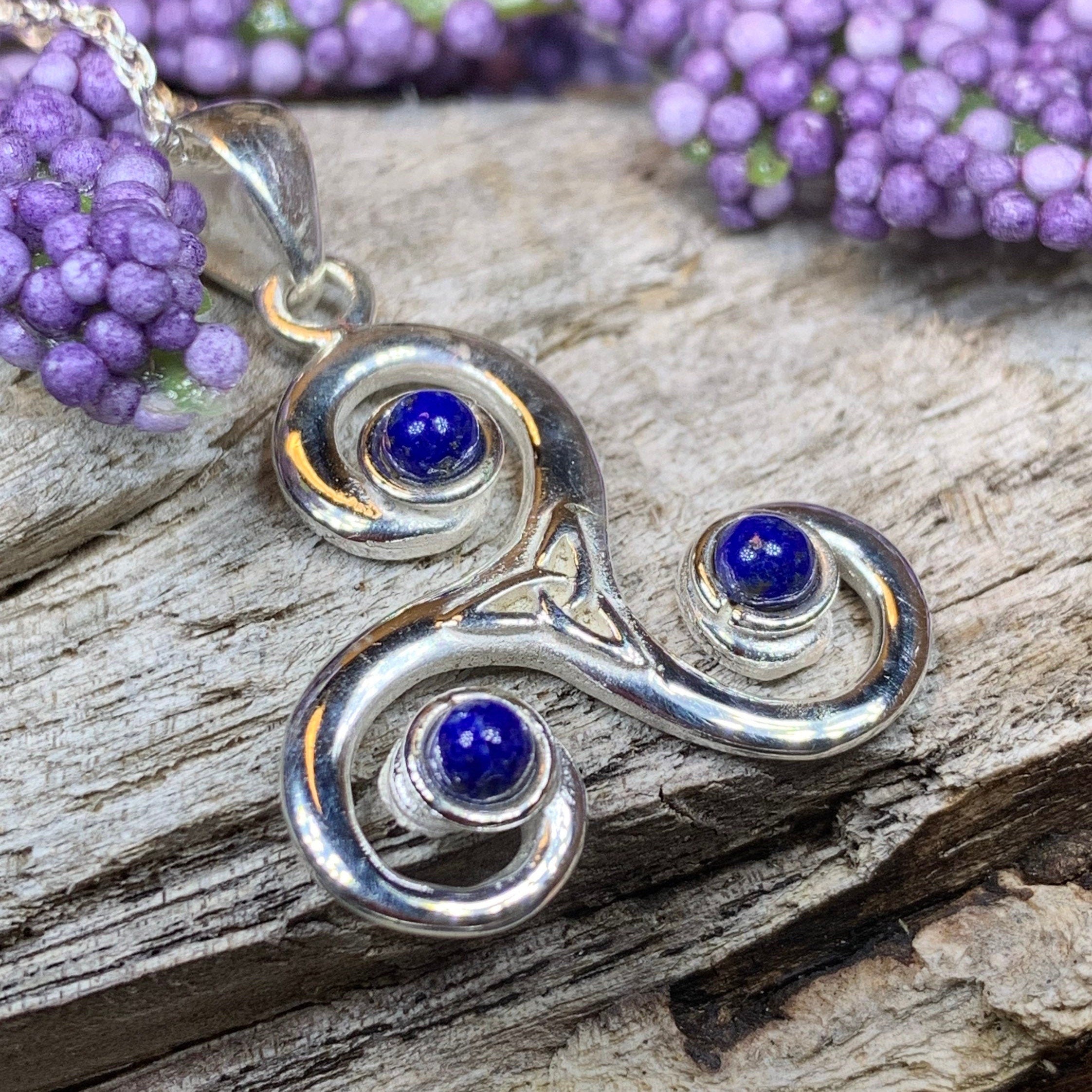 Jennie Celtic Spiral Necklace