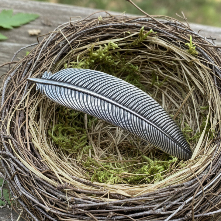 Lucky Feather Hair Clip for Women