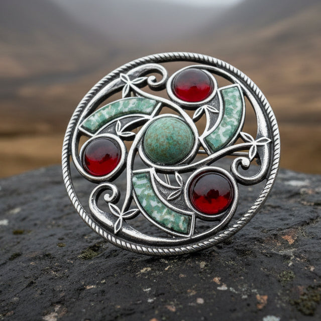 Eveningtide Celtic Knot Brooch