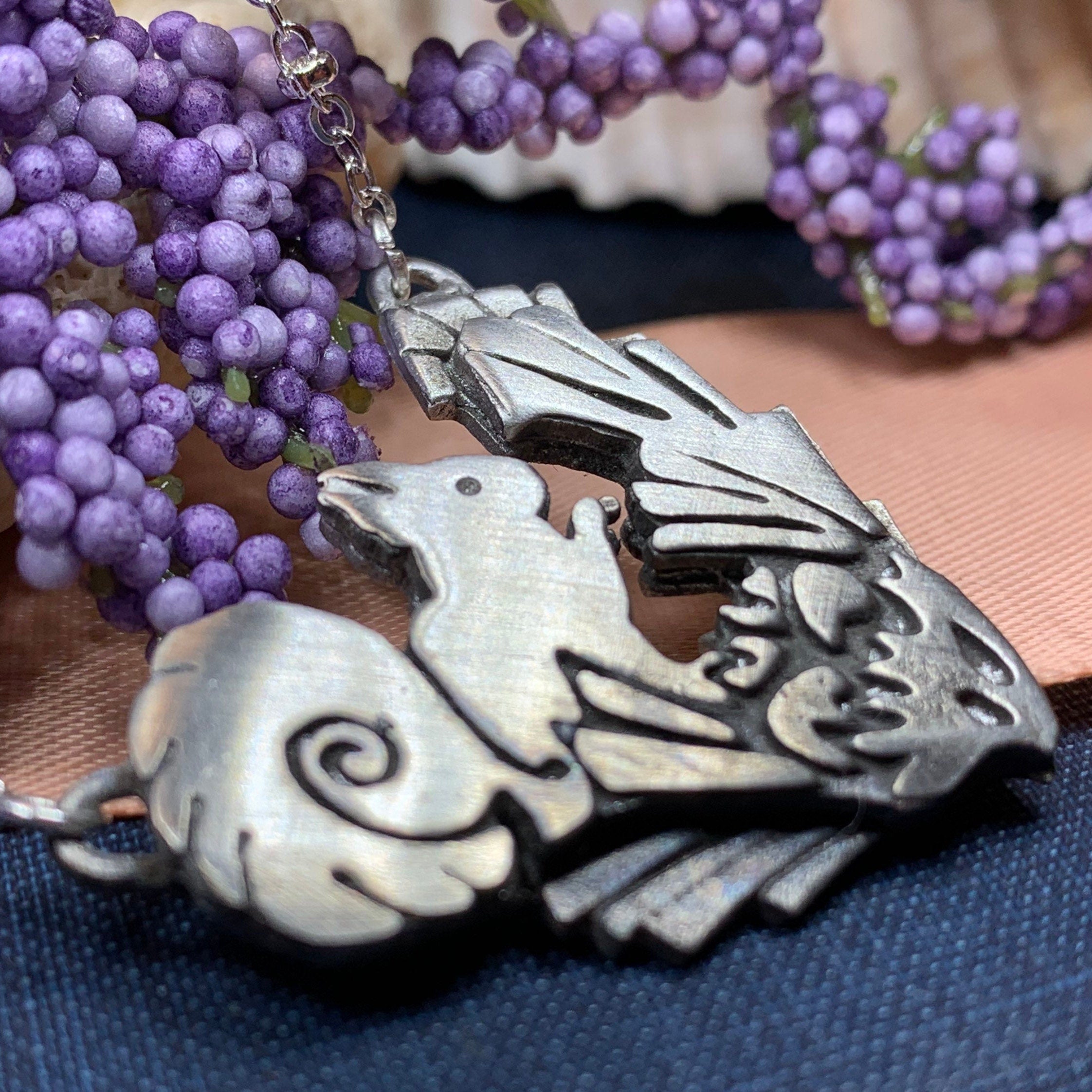 Forest Friend Squirrel Necklace - Handmade in Scotland