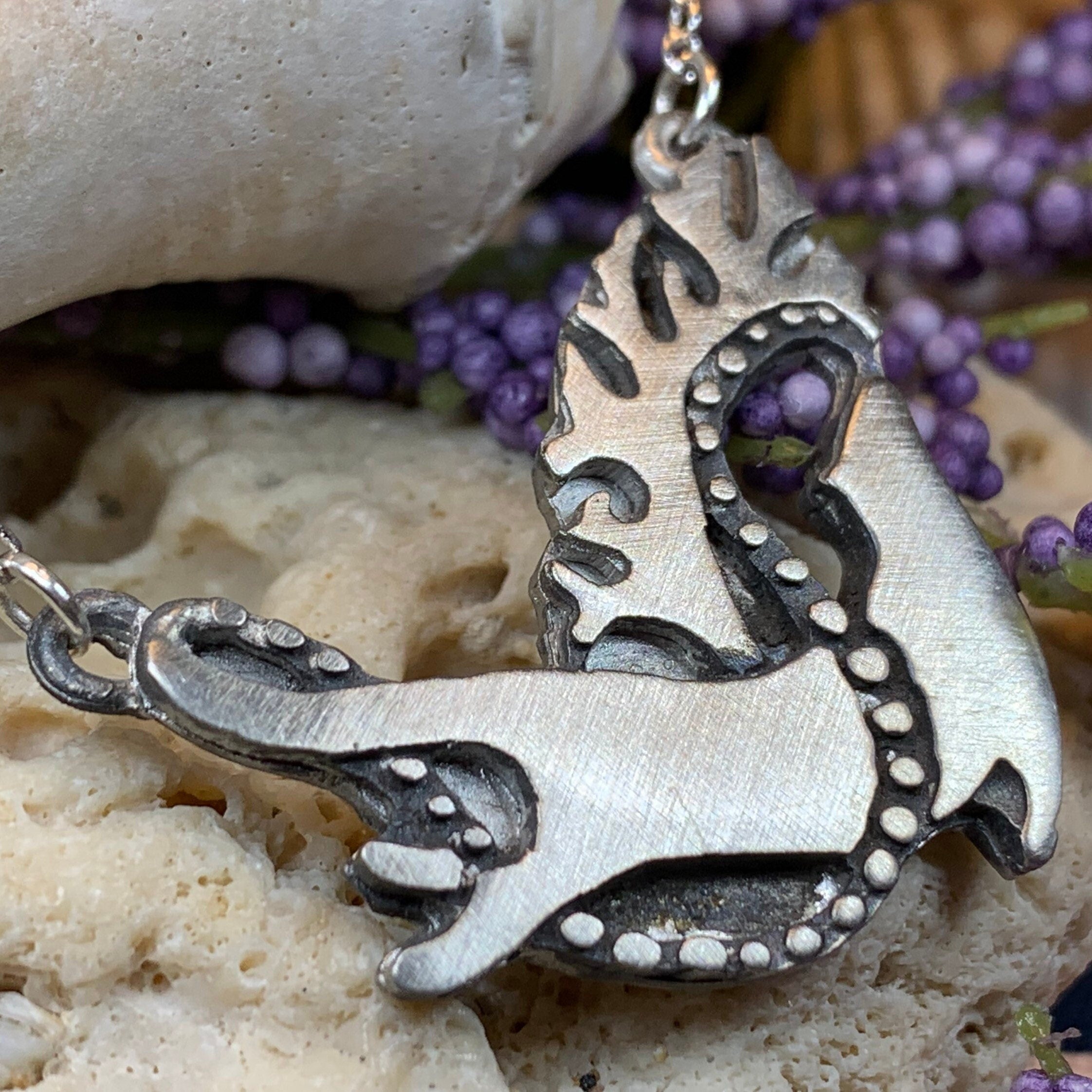 Waterdancer Otter Necklace - Handmade in Scotland