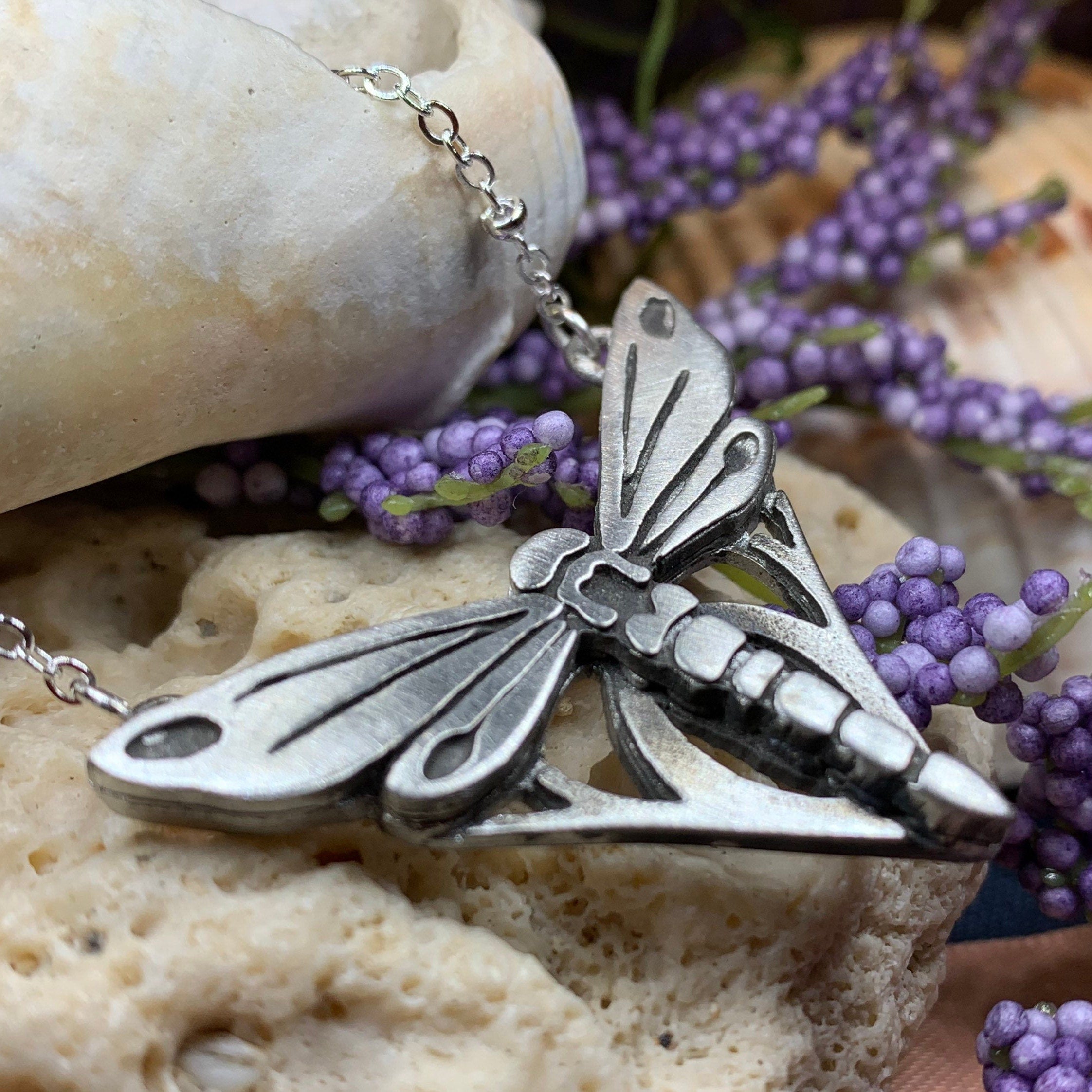 Riverdream Dragonfly Necklace - Handmade in Scotland
