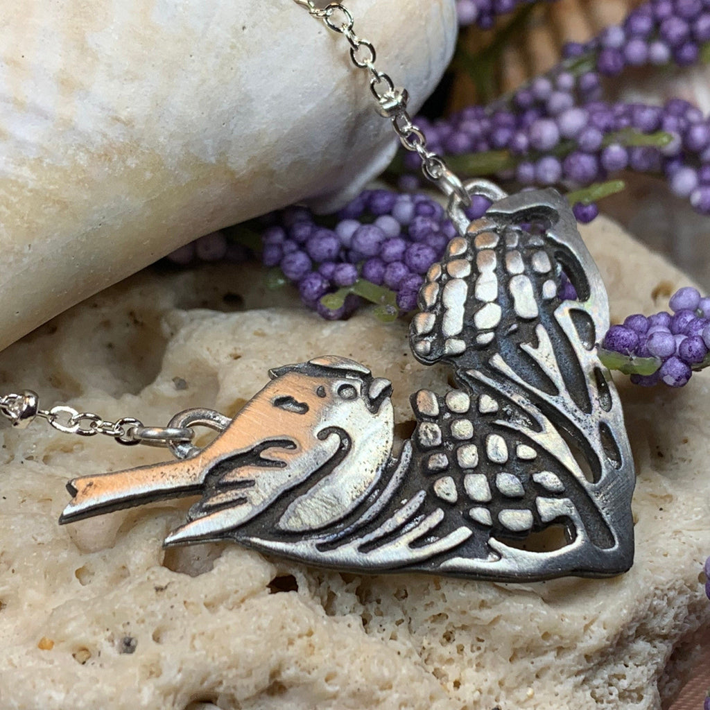 Songspinner Bird Necklace - Handmade in Scotland