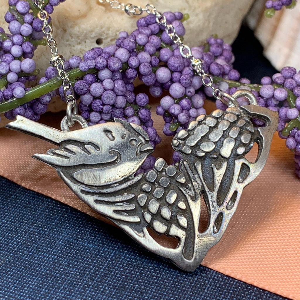 Songspinner Bird Necklace - Handmade in Scotland