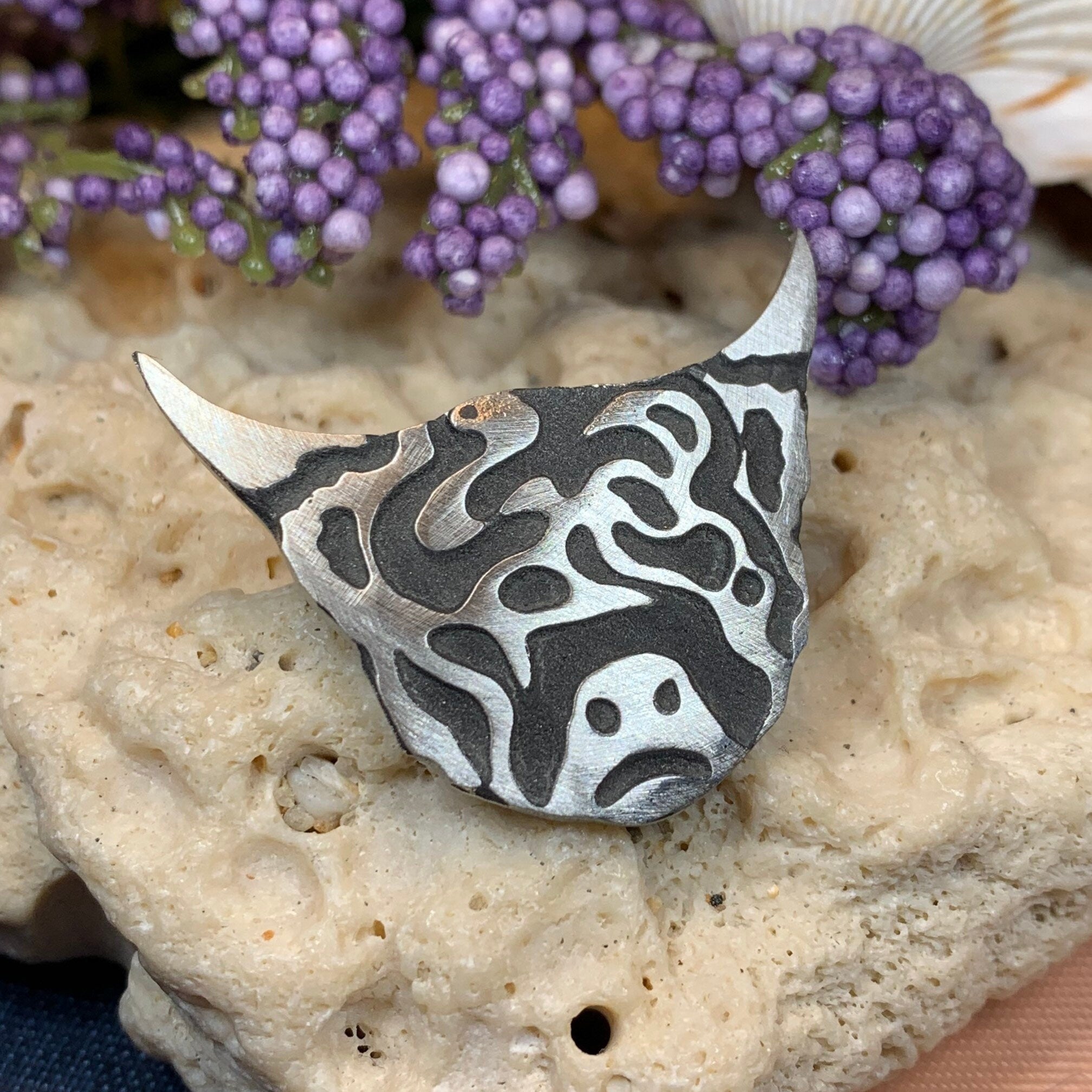 Highland Cow Scatter Pin - Handmade in Scotland