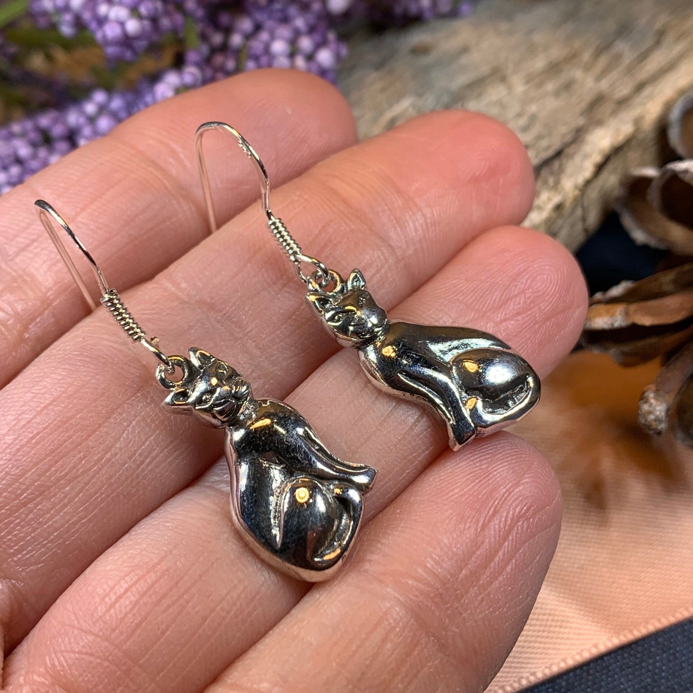 Imperial Cat Earrings