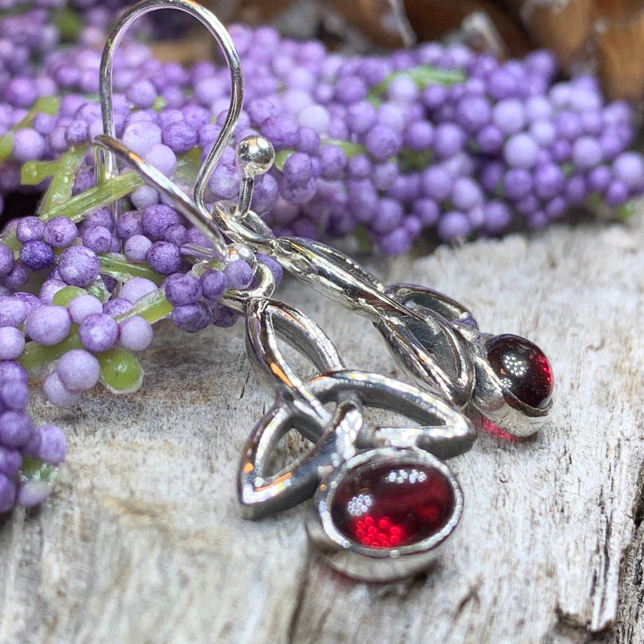 Jayden Celtic Trinity Knot Earrings