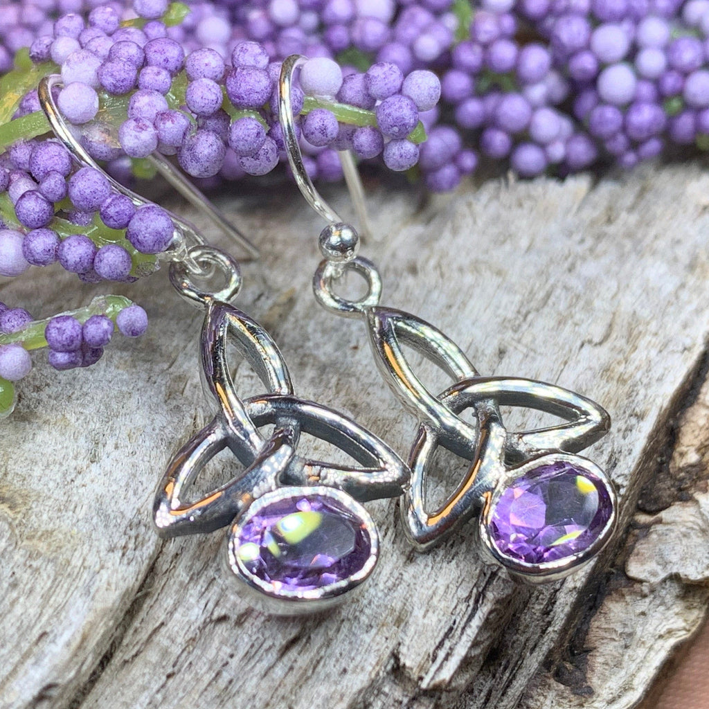Jayden Celtic Trinity Knot Earrings