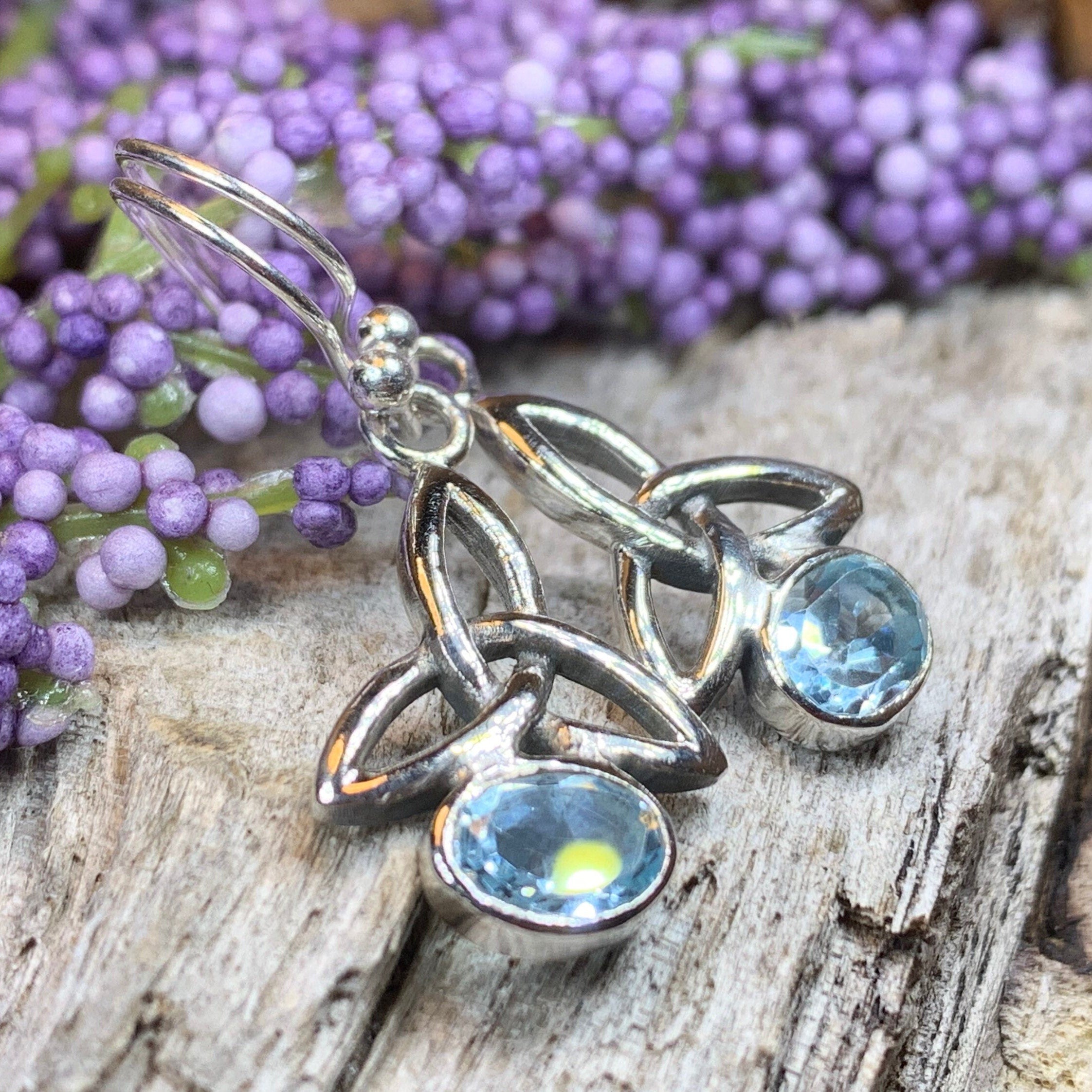 Jayden Celtic Trinity Knot Earrings