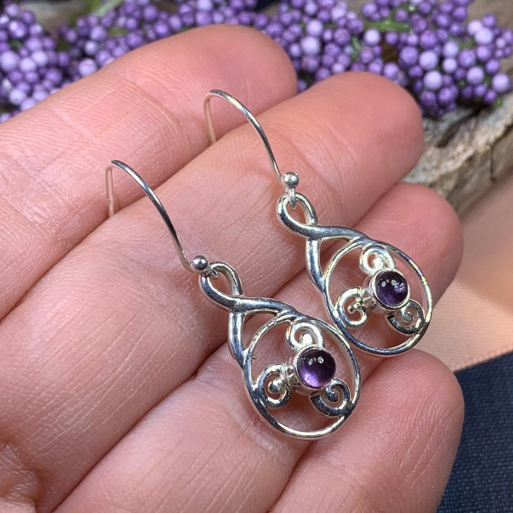 Moira Celtic Spiral Earrings
