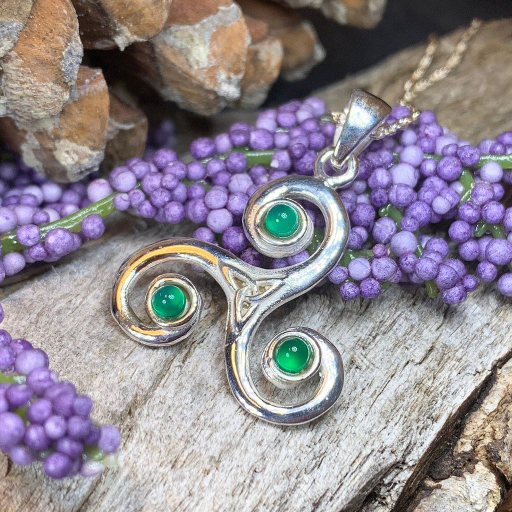Jennie Celtic Spiral Necklace