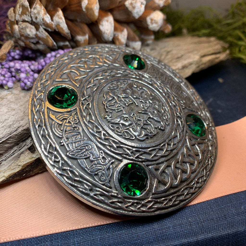 Brodie Celtic Horse Brooch - Handmade in Scotland