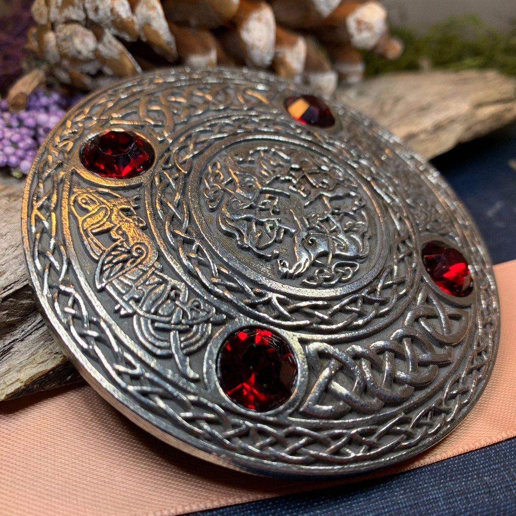 Brodie Celtic Horse Brooch - Handmade in Scotland