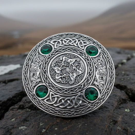 Brodie Celtic Horse Brooch - Handmade in Scotland