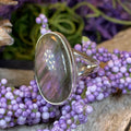 Moonwind Magic Labradorite Ring in Sterling Silver