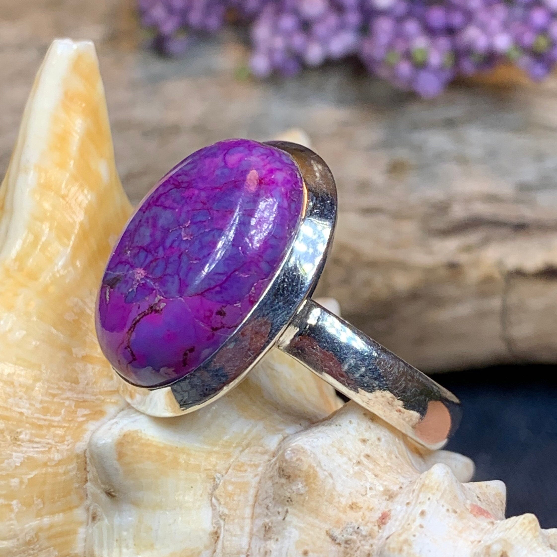 Celtic Purple Mystic Ring