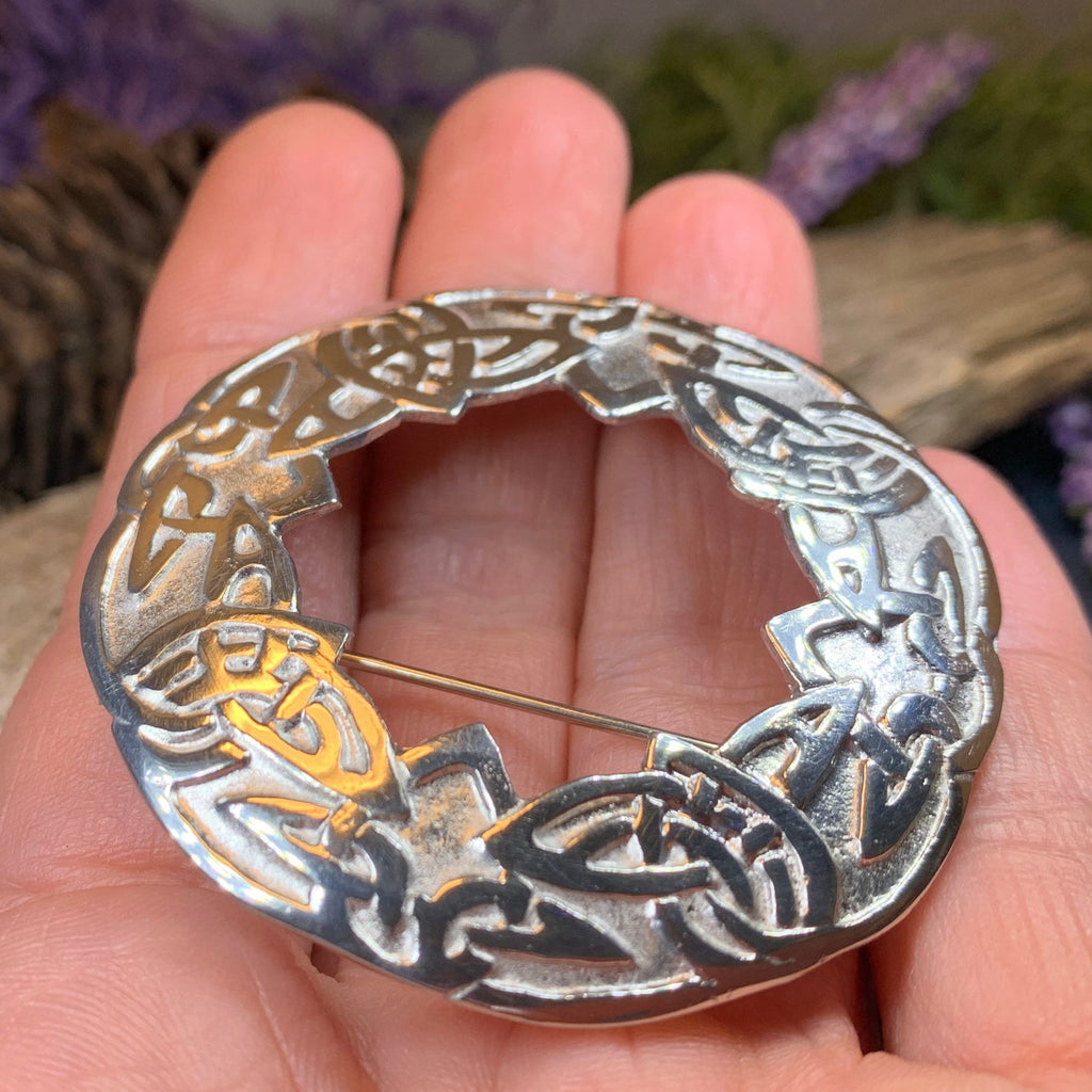 Glen Allachie Celtic Brooch - Handmade in Scotland
