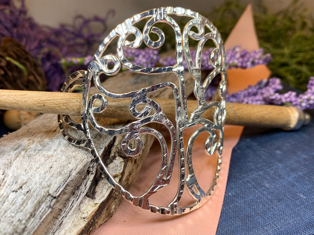 Elina Tree of Life Hair Slide - Handmade in Ireland
