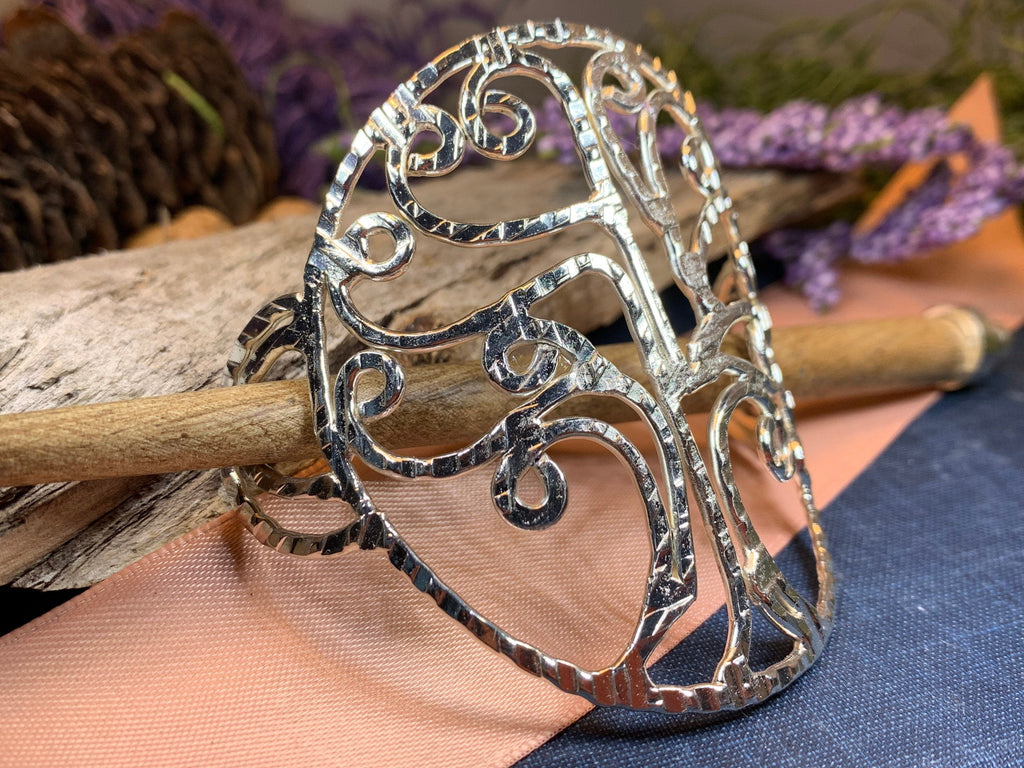 Elina Tree of Life Hair Slide - Handmade in Ireland