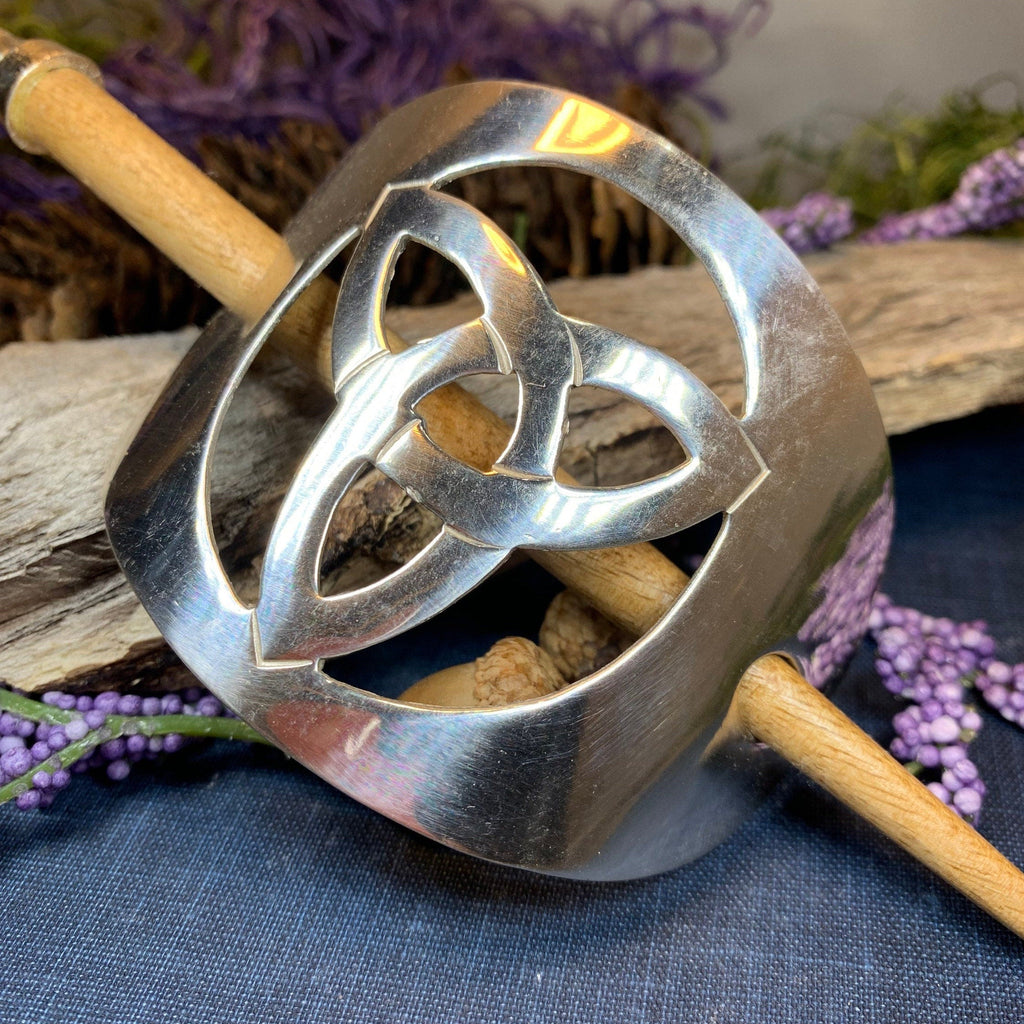 Premium Trinity Knot Celtic Hair Slide - Handmade in Ireland