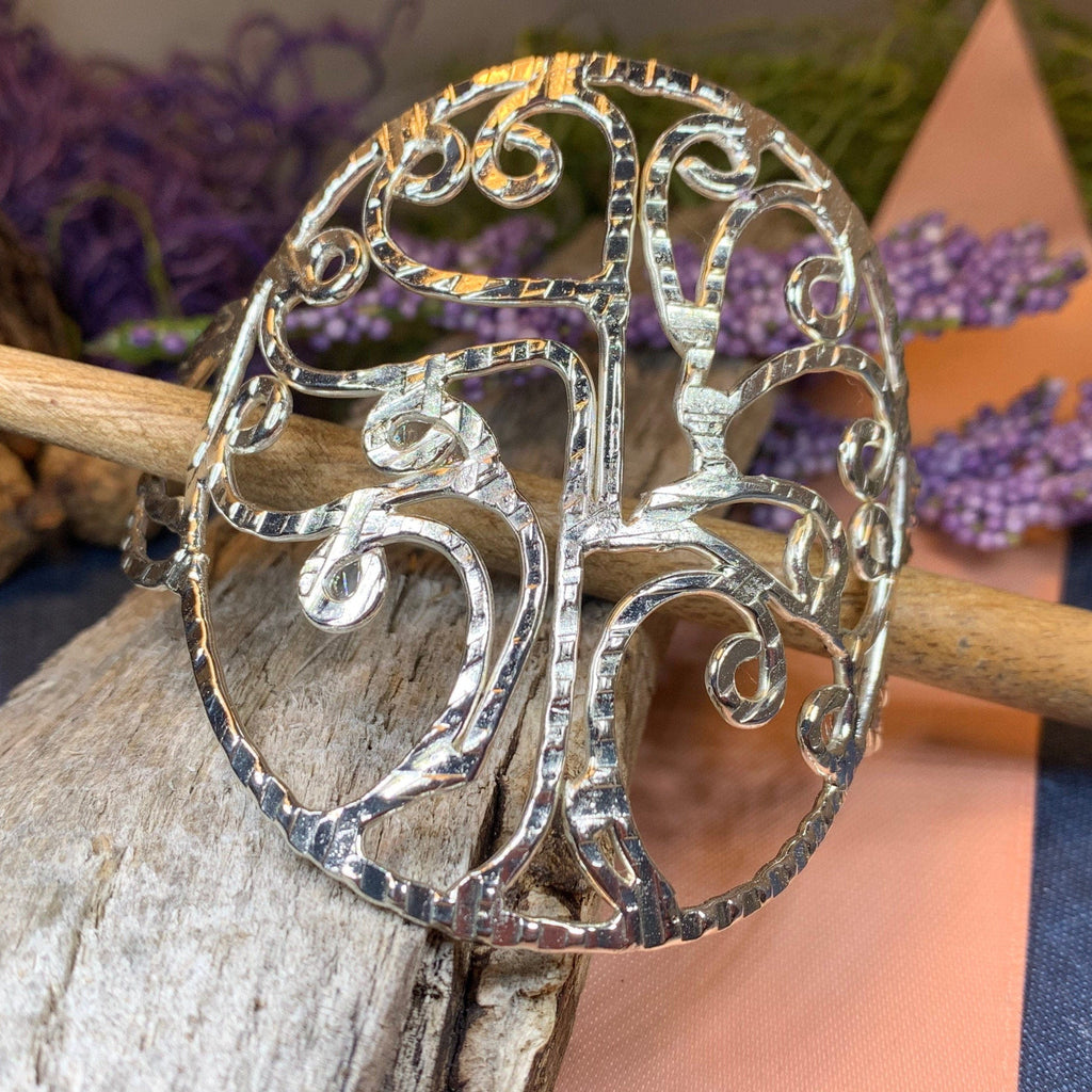 Elina Tree of Life Hair Slide - Handmade in Ireland