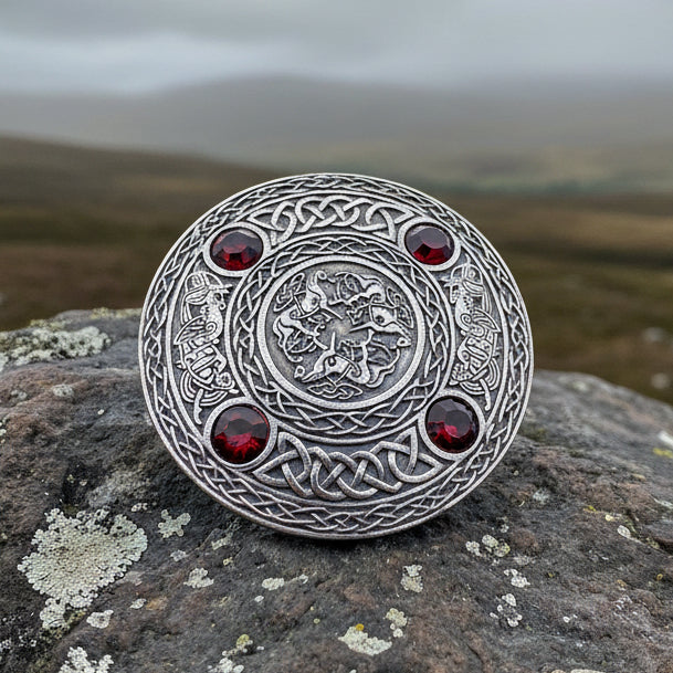 Brodie Celtic Horse Brooch - Handmade in Scotland