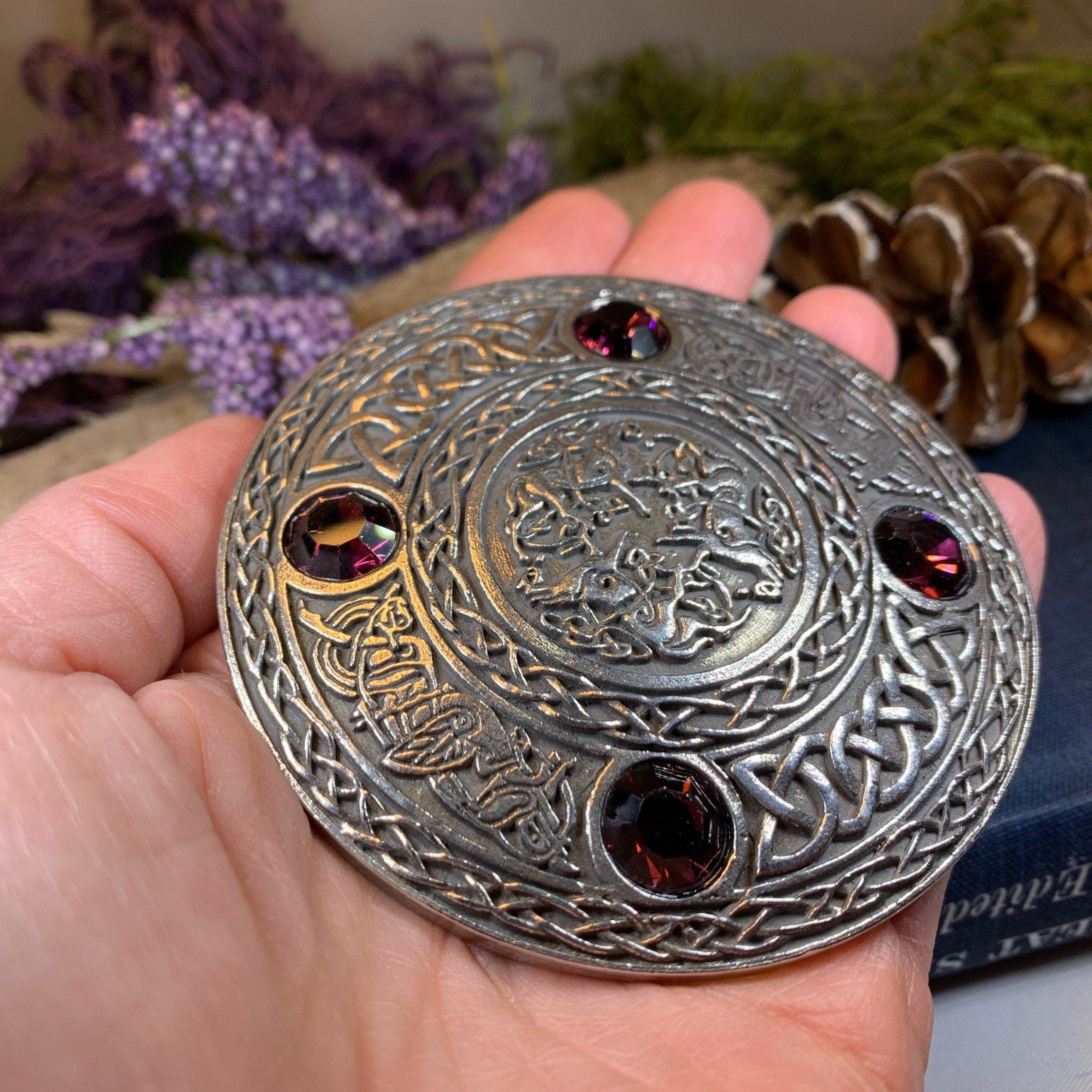 Brodie Celtic Horse Brooch - Handmade in Scotland