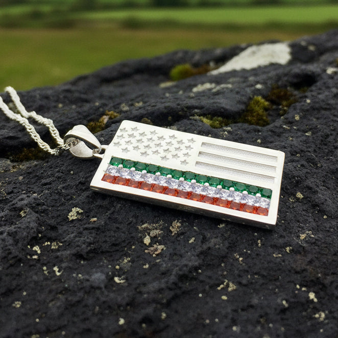 Irish-American Flag Pendant